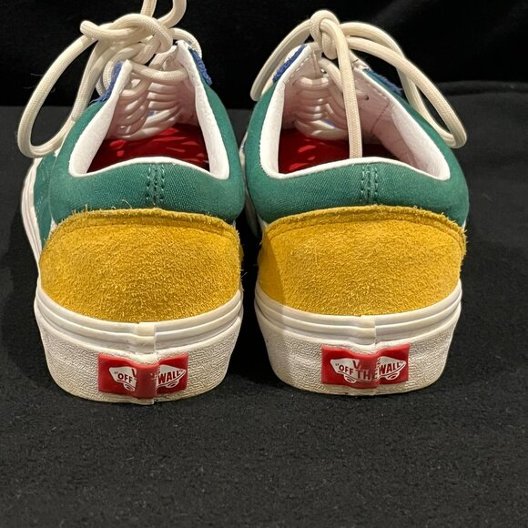 Vans Old Skool Yacht Club Blue Green Suede Skate Shoes, Women, Size 7 (Men's 5.5 - Picture 5 of 8